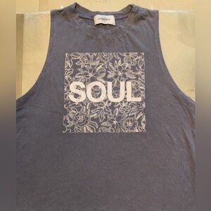 Soul Cycle women’s Small 
Soft cotton muscle shirt